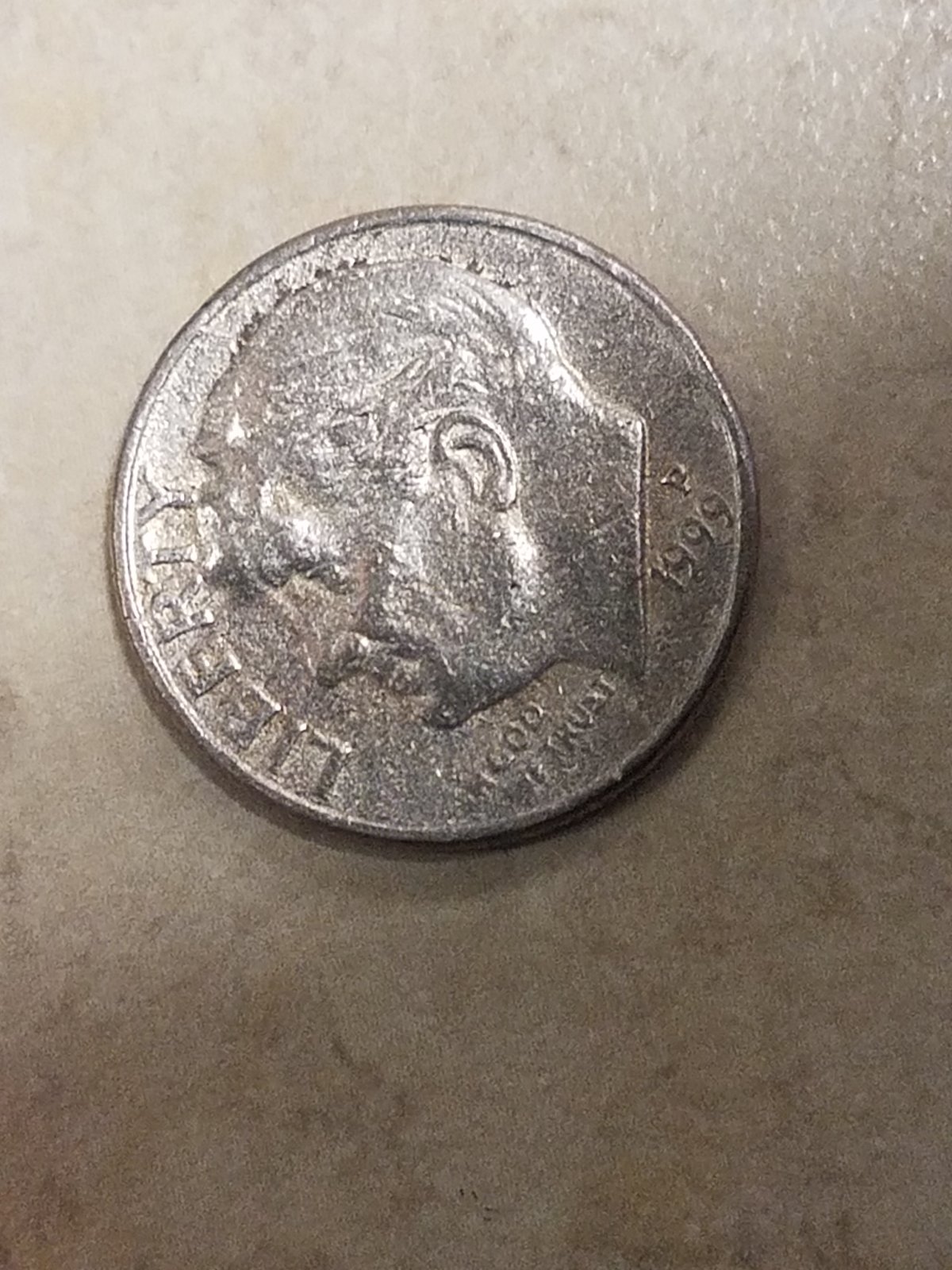 Roosevelt-Dime-1999-P-.possible-Unseen-Before-Mint-Error